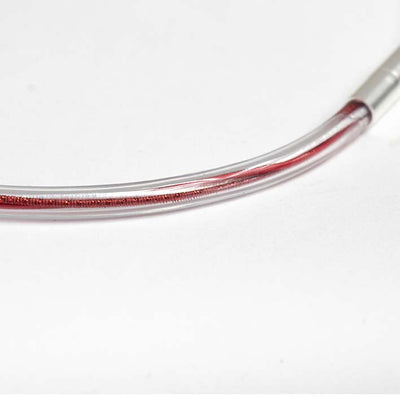 Rubber ketting, 1 LIJNS MIZUHIKI RED