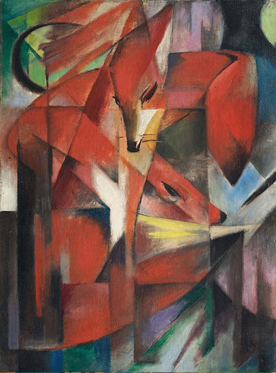 Art Bracelet, Franz Marc, Foxes, 40mm