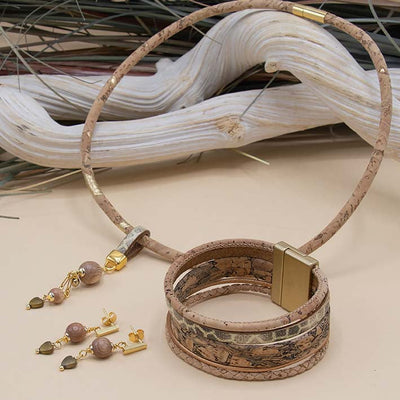 GEM TAG Giraffe - Rozenhout & Hematiet -