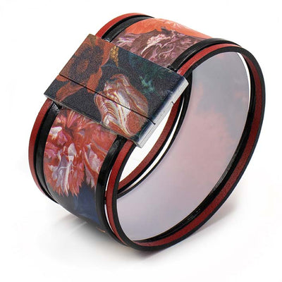 Art Bracelet, De Heem Red Flowers, 40mm