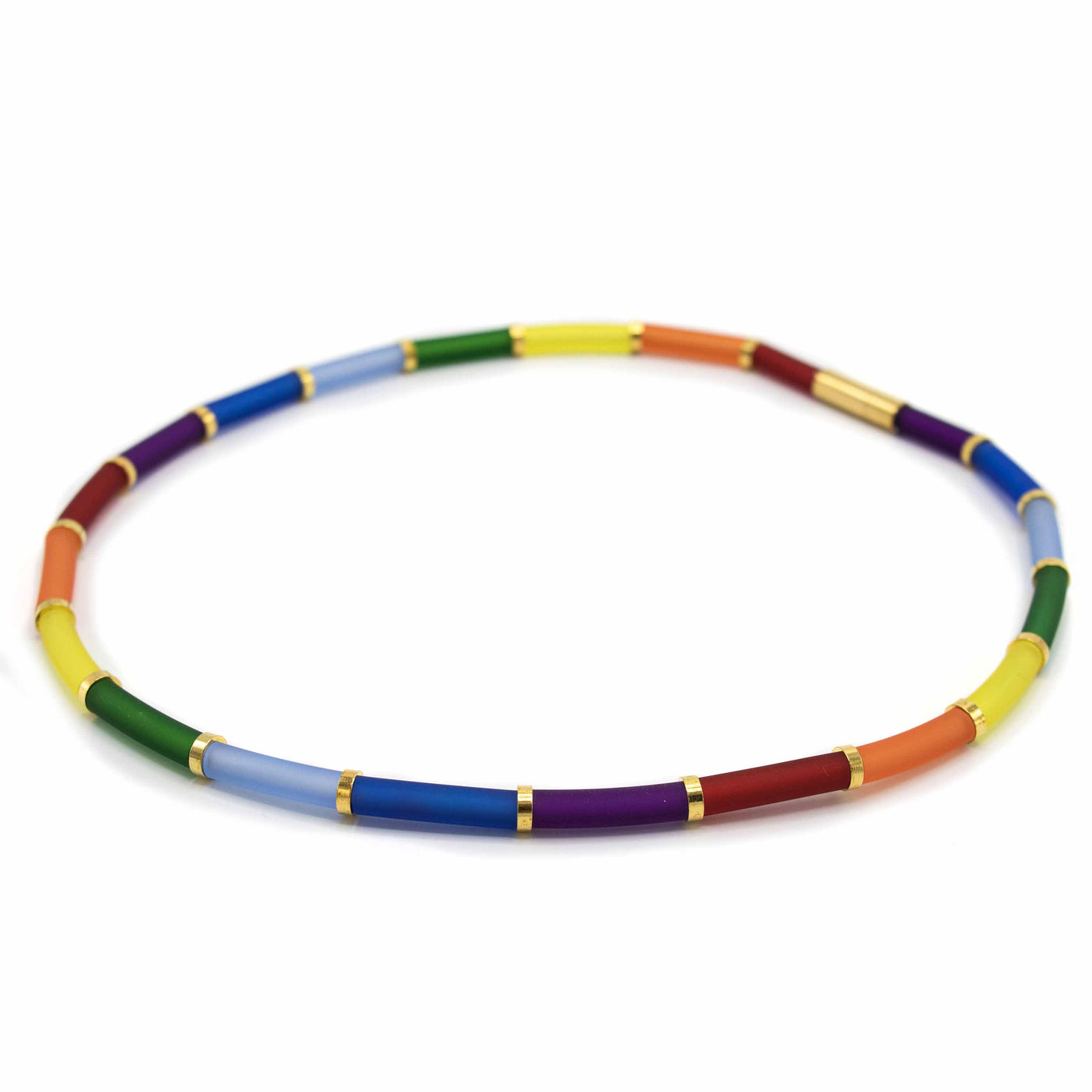 Bits & Pieces, Kleurrijke regenboog ketting zero waste