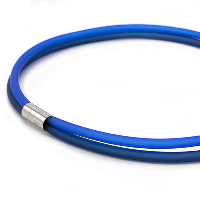 Rubber ketting, 2 lijns, Montan/Kobalt