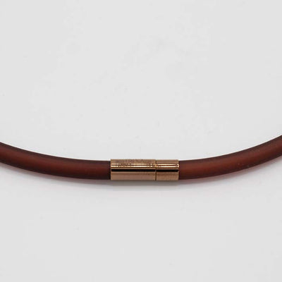 Ketting van RUBBER 1 lijns met Cube Toundra - FEESTCOLLECTIE -