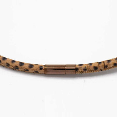 Ketting van KURK 1 lijns met Cube Toundra - FEESTCOLLECTIE -