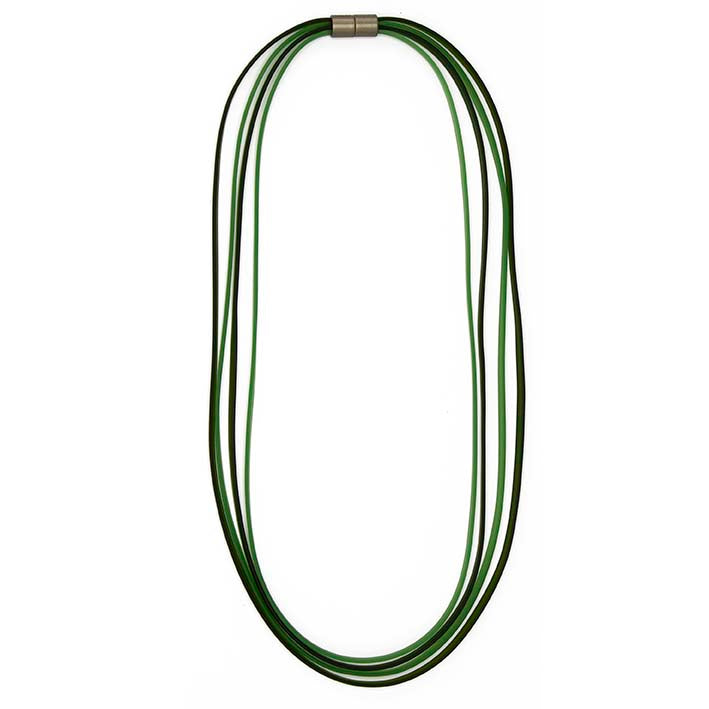 Ketting van rubber, Ribbon, Military groen