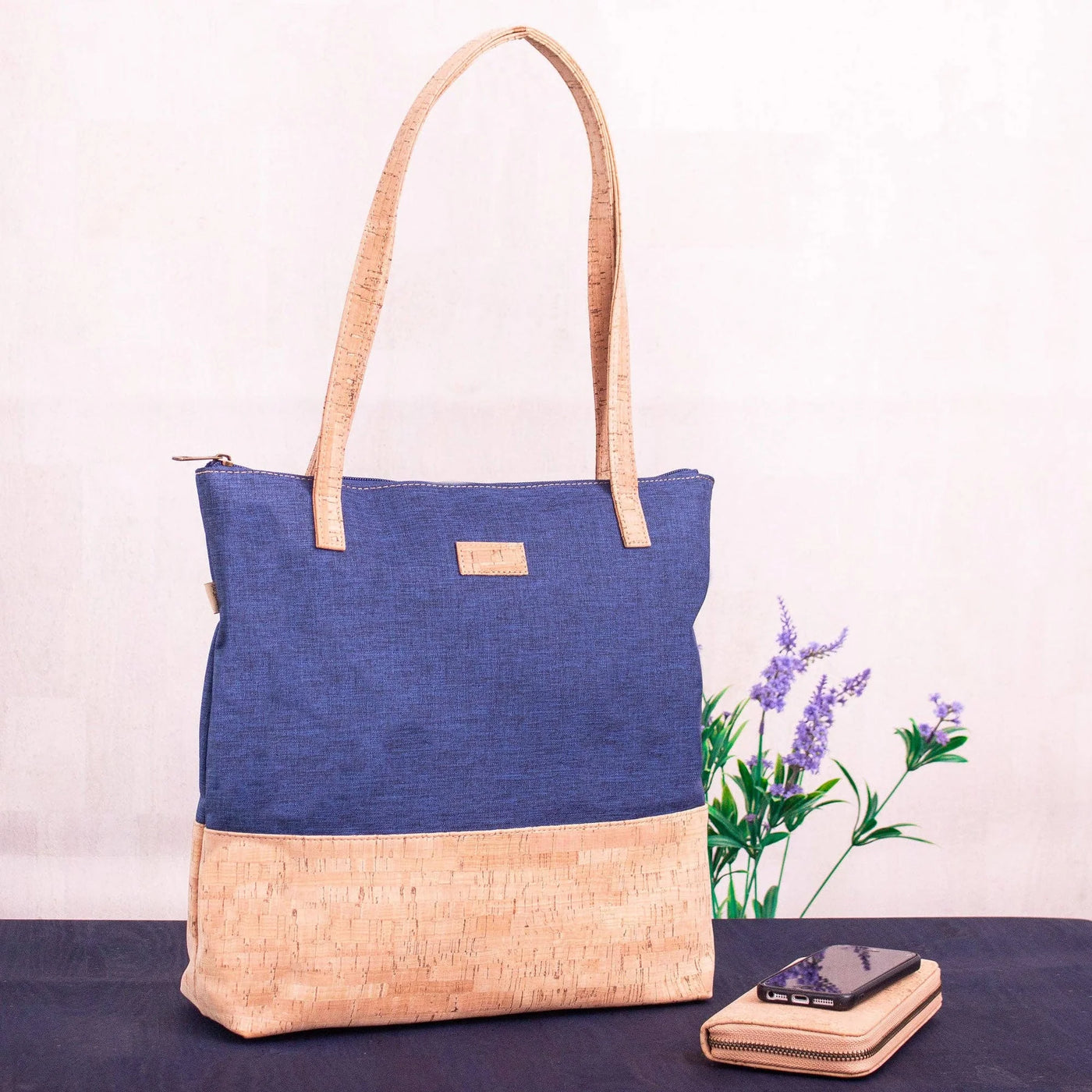 Kurk tas shopper jeans