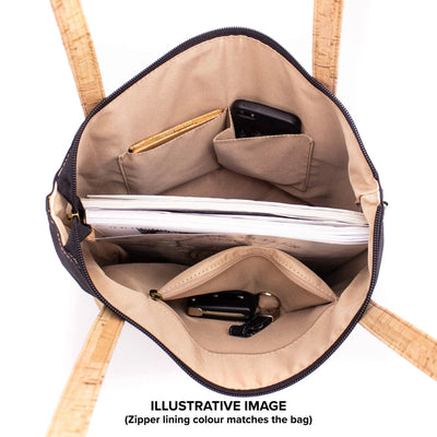 Kurk tas shopper jeans