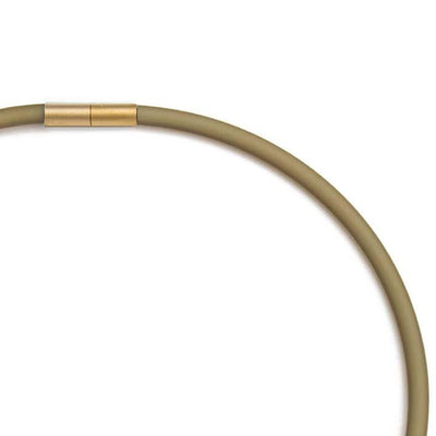 Rubber ketting,1 lijn, Olijf