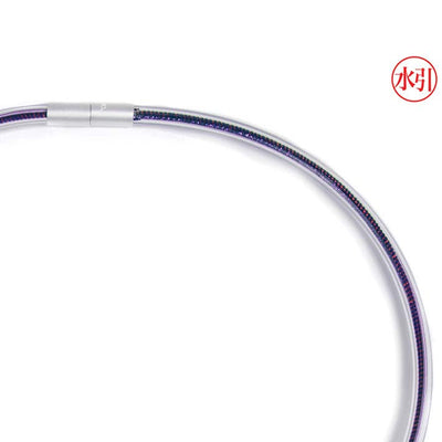 Rubber ketting, 1 LIJNS MIZUHIKI PURPLE