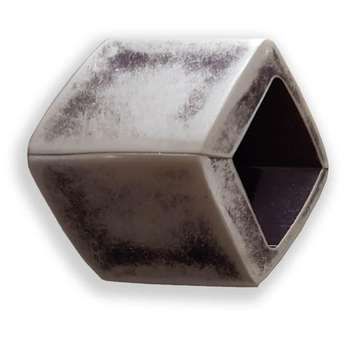Cube Silver Messing