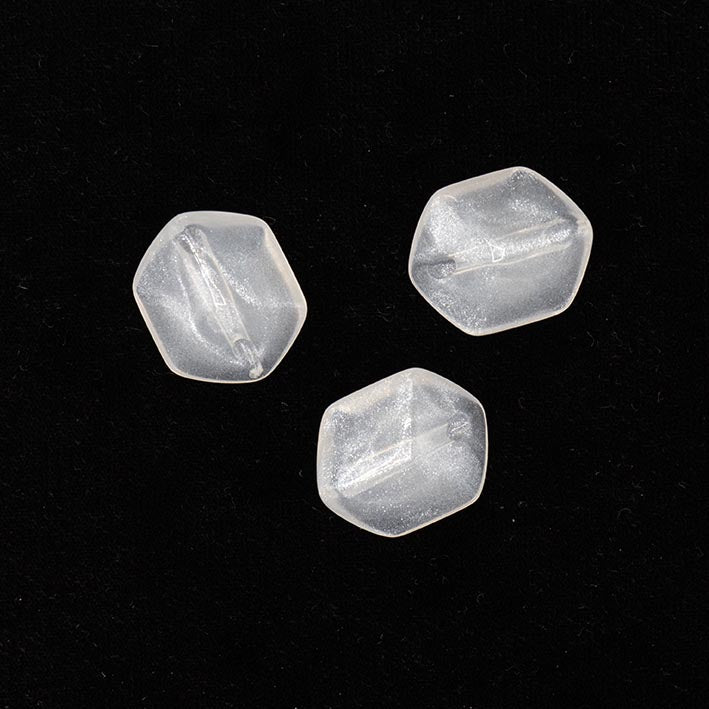 Set van drie Mini Cubes in Sparkling White