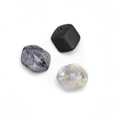Set van drie Mini Cubes in grijs tinten