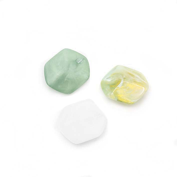 Set van drie Mini Cubes in pastel groen