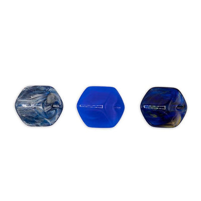 Mini Cubes blauw mix – set van 3 resin hangers, mooi te combineren met andere koele tinten.