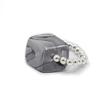 Ring met 1 mini Cube in verschillende kleuren