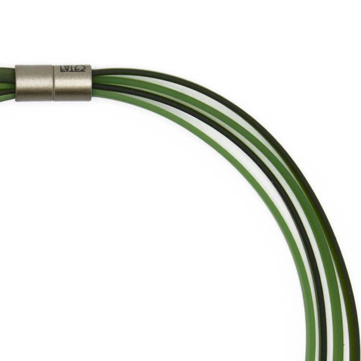 Ketting van rubber, Ribbon, Military groen