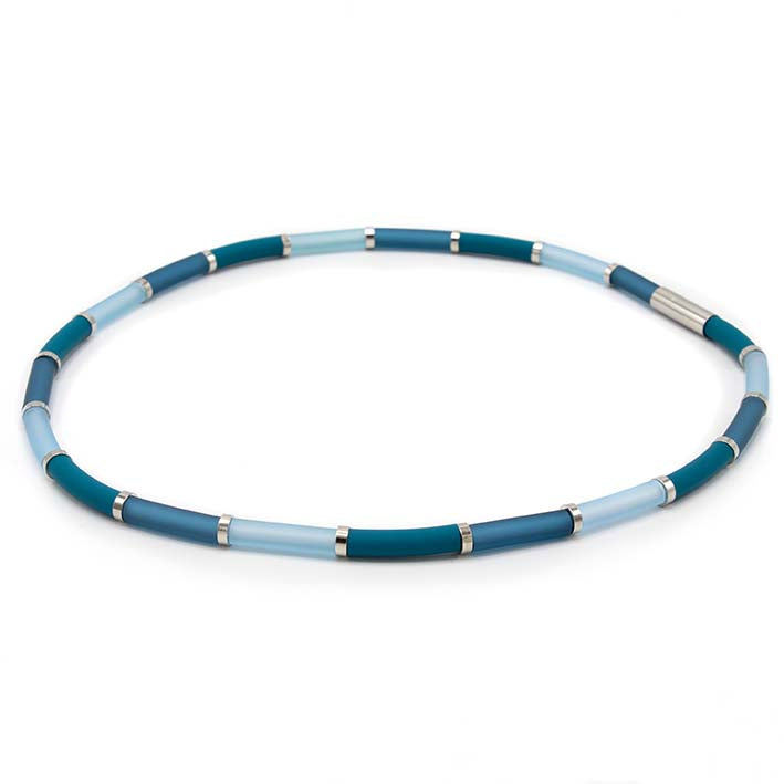 Bits & Pieces, Kleurrijke ketting, turquoise