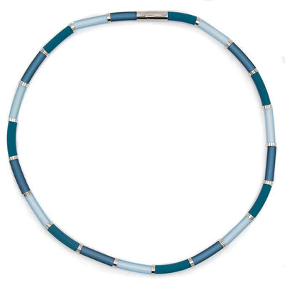 Bits & Pieces, Kleurrijke ketting, turquoise