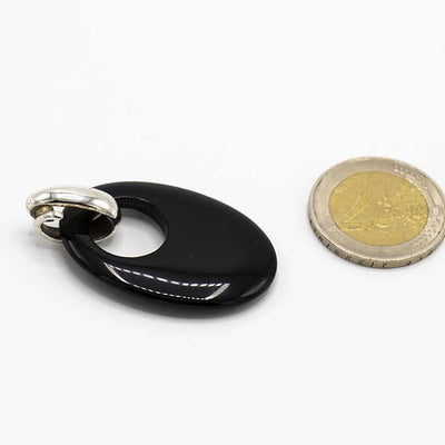 zwarte onyx hanger