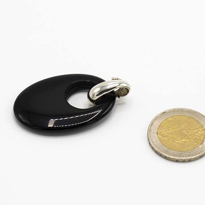 zwarte onyx hanger