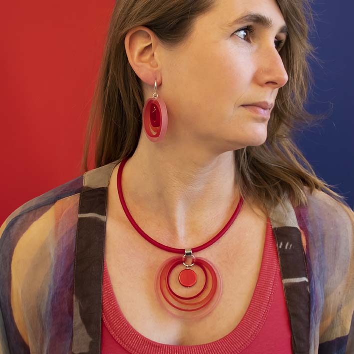 Ketting Cirkels, Rood
