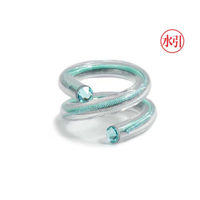Ring - Mizuhiki Turquoise
