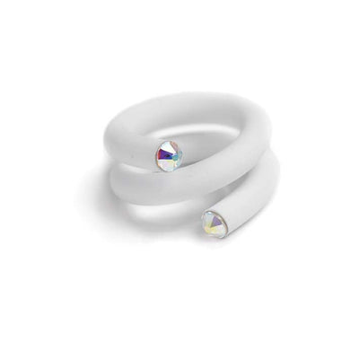 Twisted ring, Opaque White