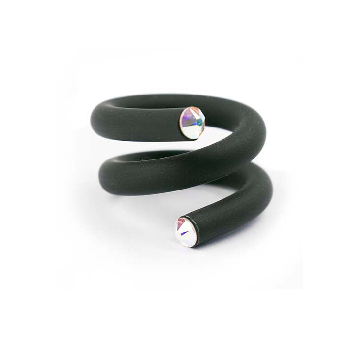 Twisted ring, Black/ white